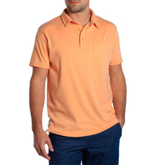 Puremeso Pocket Polo - Dusty Orange