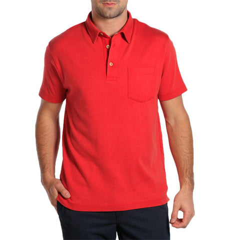 Puremeso Pocket Polo - Pigment Red