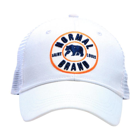 University Bear Cap - White